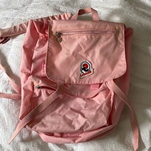 Pink invicta backpack, very worn!